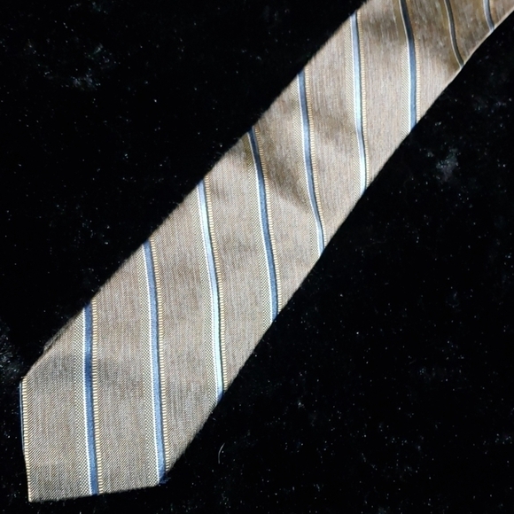 Pronto Uomo Platinim Striped Tie 3" Width stripes - Picture 7 of 9